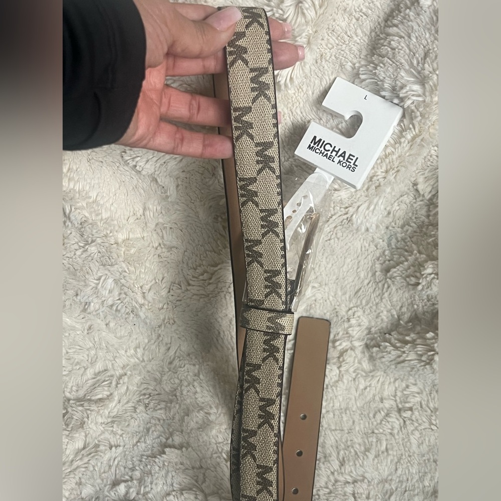Michael Kors Tan Signature Belt